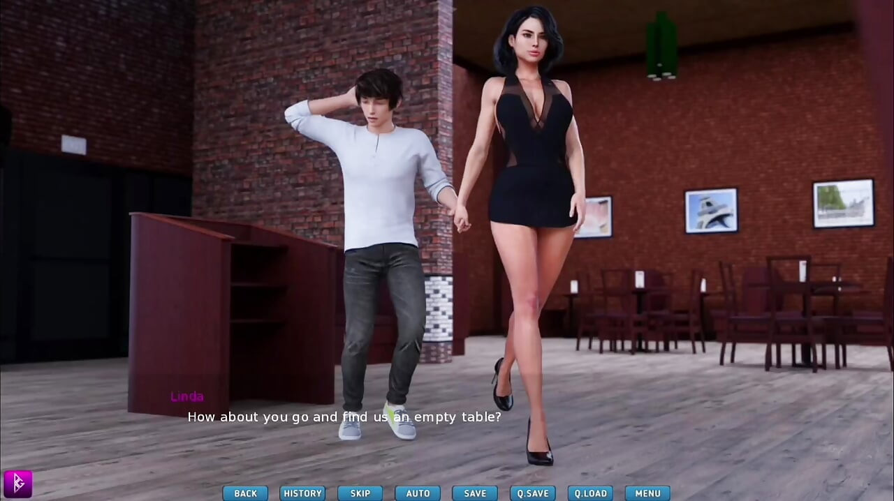 セクシーレディが初デートで片思いの相手にフェラチオをする - ゲームプレイ