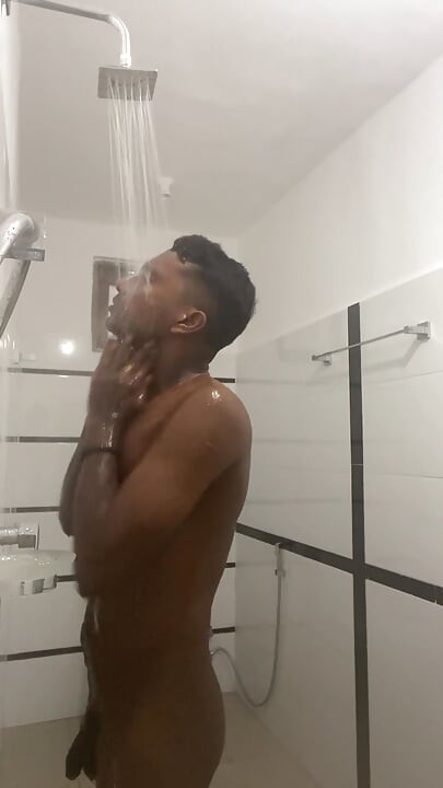 Sri Lankan Teen Boy Showered