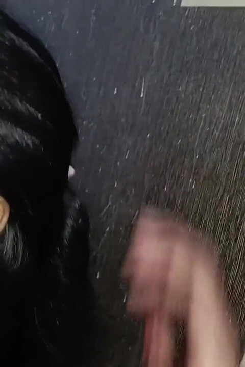 Hot Desi Messy Blowjob & Standing Dogy Style Sex Orange Dress