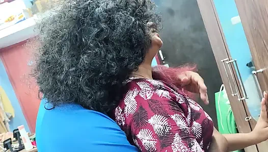 Heißes paar, romantischer kuss