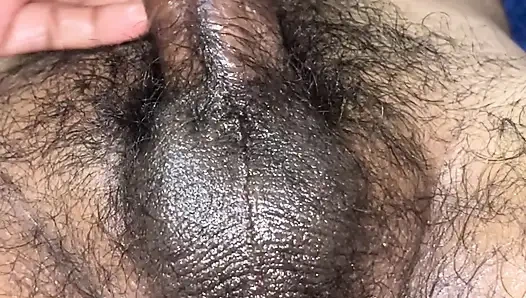 Моя сексуальная жена, масляный массаж на его большой пенис