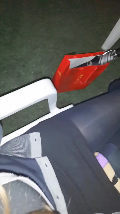 Stunning moment from "Asian slut puts a vibrator, sticks a controller in her stocking, goes to public park and masturbates,"