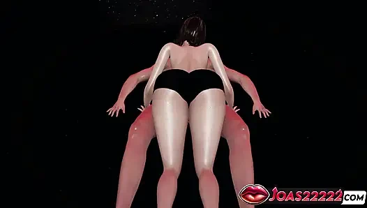 Özel bir kulüp odasında mükemmel vücutlu kız fiora - frenulum yalamada şımartın, sahnede ağız sikişinde büyük göğüsleriyle meme sikişi