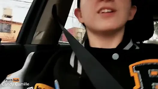 Uber Driver Doesn't Believe I'm a Model, so I Masturbate for Him