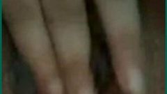 Sexy indian girl masturbating on video call in group