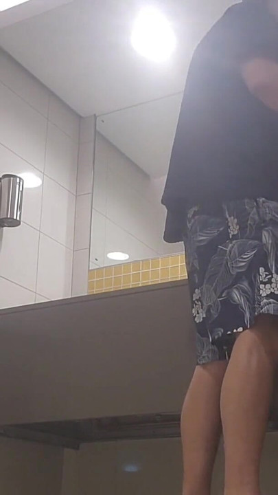Spectacular moment from "Cheating with my ex wife in public bathroom while my new wife is busy shopping"