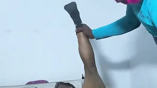 Aşırı anal dildo yumruk sokma