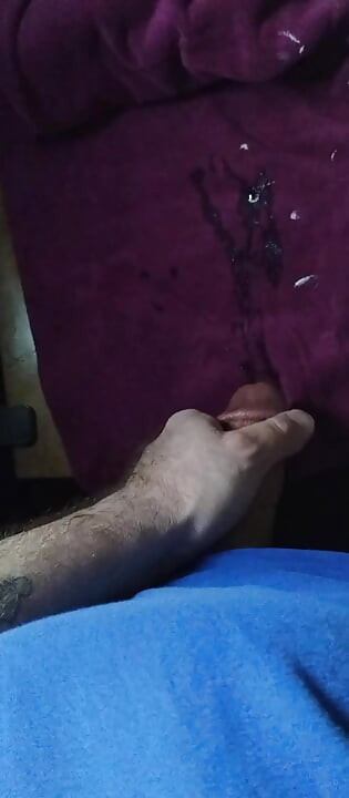 Cumming on towel compilation