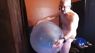 114）大圆气球的缓慢膨胀，jo，射精和流行！爸爸