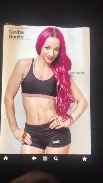 WWE Sasha Banks Cum Tribute