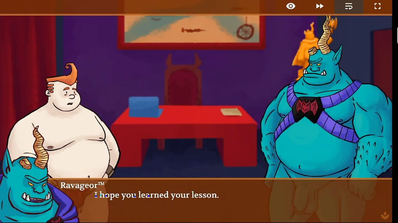 Thirsty chubby punishment stares at a big cock!