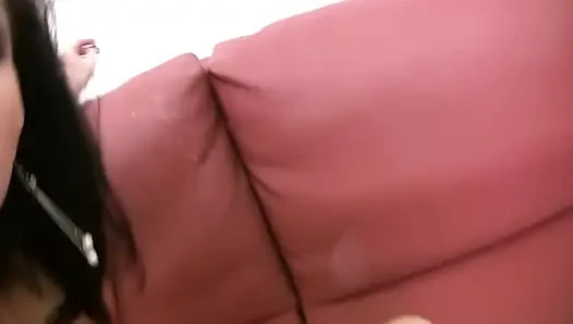 Extreme and sloppy blowjob