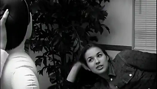 Zwei Junge Schulmädchen Lernen, Sex Zu Haben