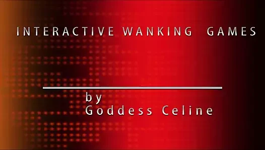Interactive wanking cum countdown games