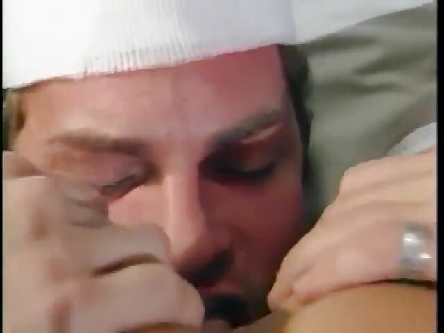 Injured patient in head bandage gets nurse pussy