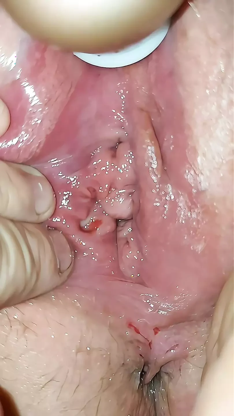 Primer plano mojado coño orgasmo !!