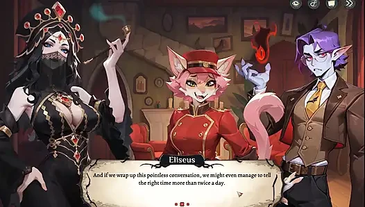 Hotel Tales GESPENsTISCHES HENTAI-Spiel ep.5 GHOST barkeeper neckt IM COWGIRL-stil!