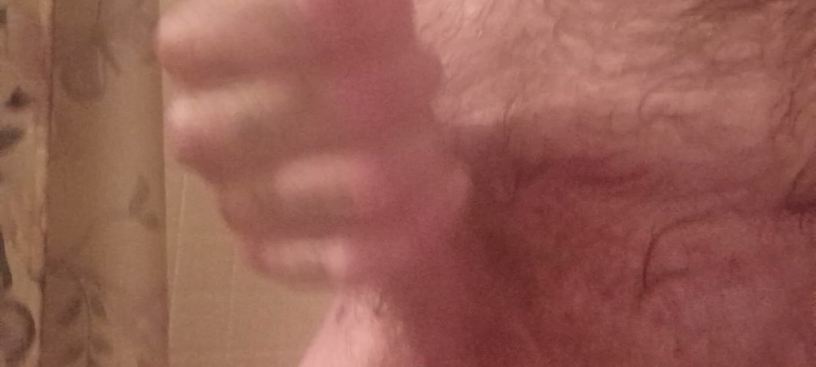 Daddy leaking Hot creamy pre cum dripping out of daddy cock