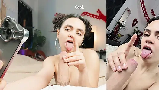 Stepbro, Help Me With Photoshoot... In My Mouth!