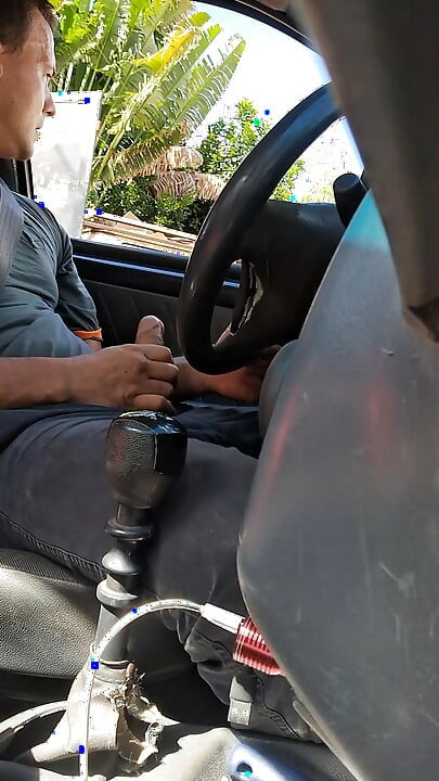 Driving and masturbating