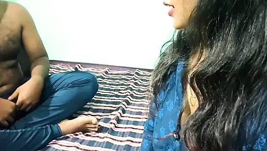 Heiße indische süße mallu-stiefschwester massiert meinen schwanz, tamil audio