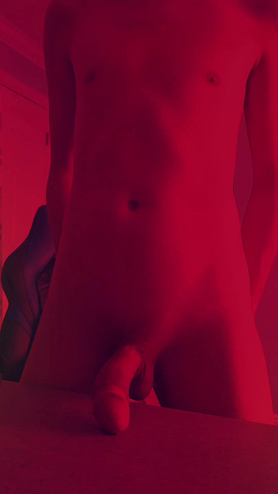 I modified the leg sweeping dance on TikTok into the "sweeping penis dance"