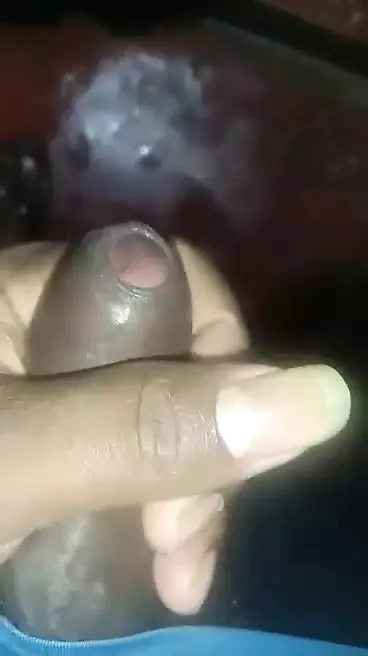 Indian Black tamil boy shaking cock