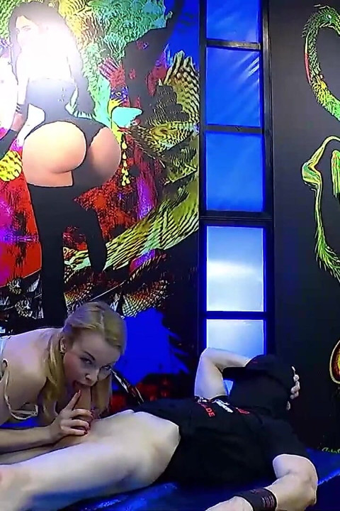 Asian Slut Deepthroats Bull Cock and Rides Hard to Cumshot!