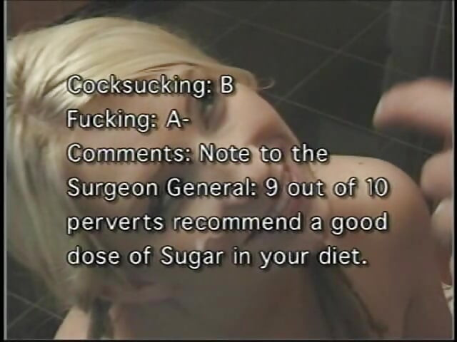Lusty blond with pigtails deep throats then gets jizzed