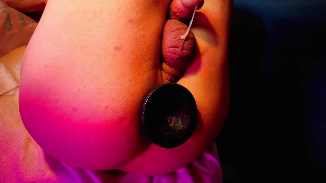 Hot Solo Anal Play Lube Tube, and Dripping Pre Cum