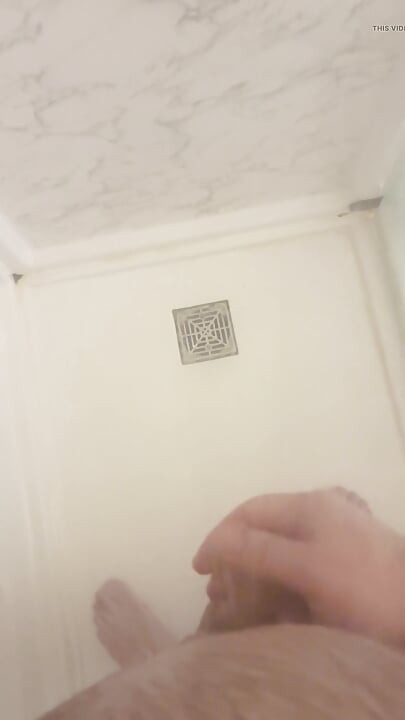 Retired Army Veteran Playing with His Cock in the Shower