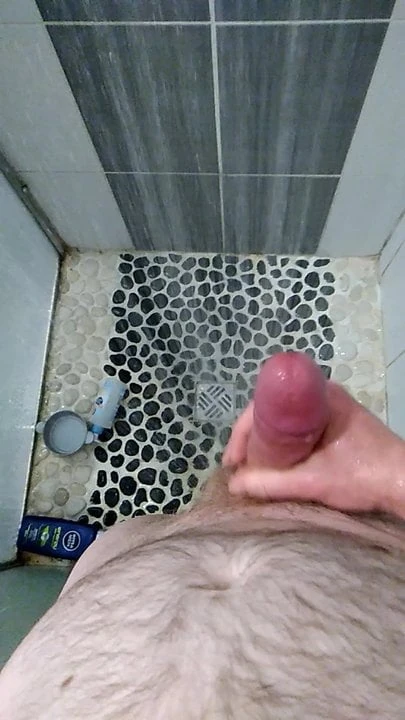 Cum in the shower