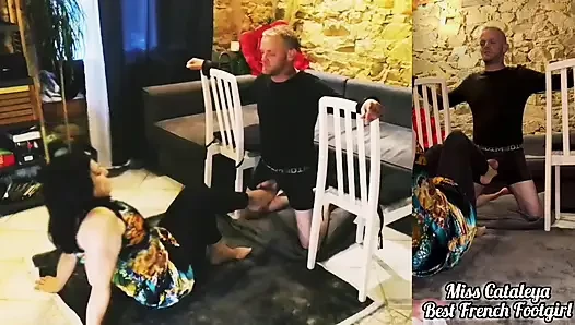 Komm, fick meine nylonstrümpfe und versuchst zu kommen!! haha !!