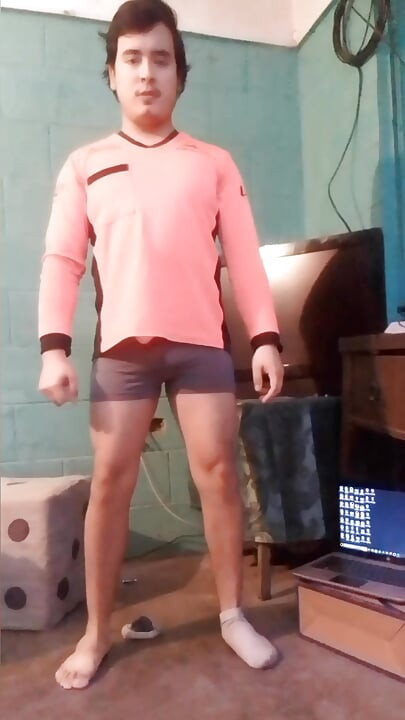 Jesus in boxer pulling his penis #58