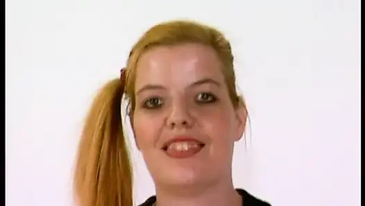 Ugly bitch doing casting