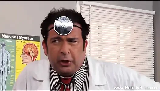 Doctor tricks blonde slut patient