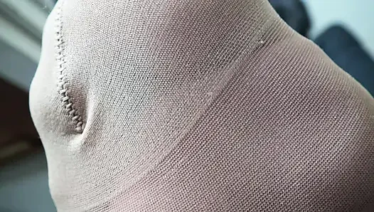 Ignored at My Nylon-clad Boss Feet!