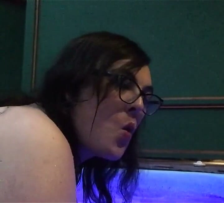 Solo Hot Tub Fun with Christi Cream Cake