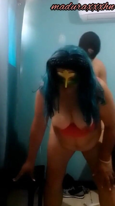 My stepmother was doing the house I find her mopping and it turns me on to see her so I tell her to ride my hard cock | Clip 2