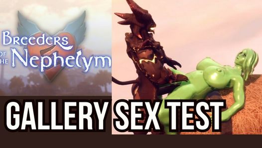 Breeders of the Nephelym - galeria de animação com teste de sexo - monstro da menina gosmenta