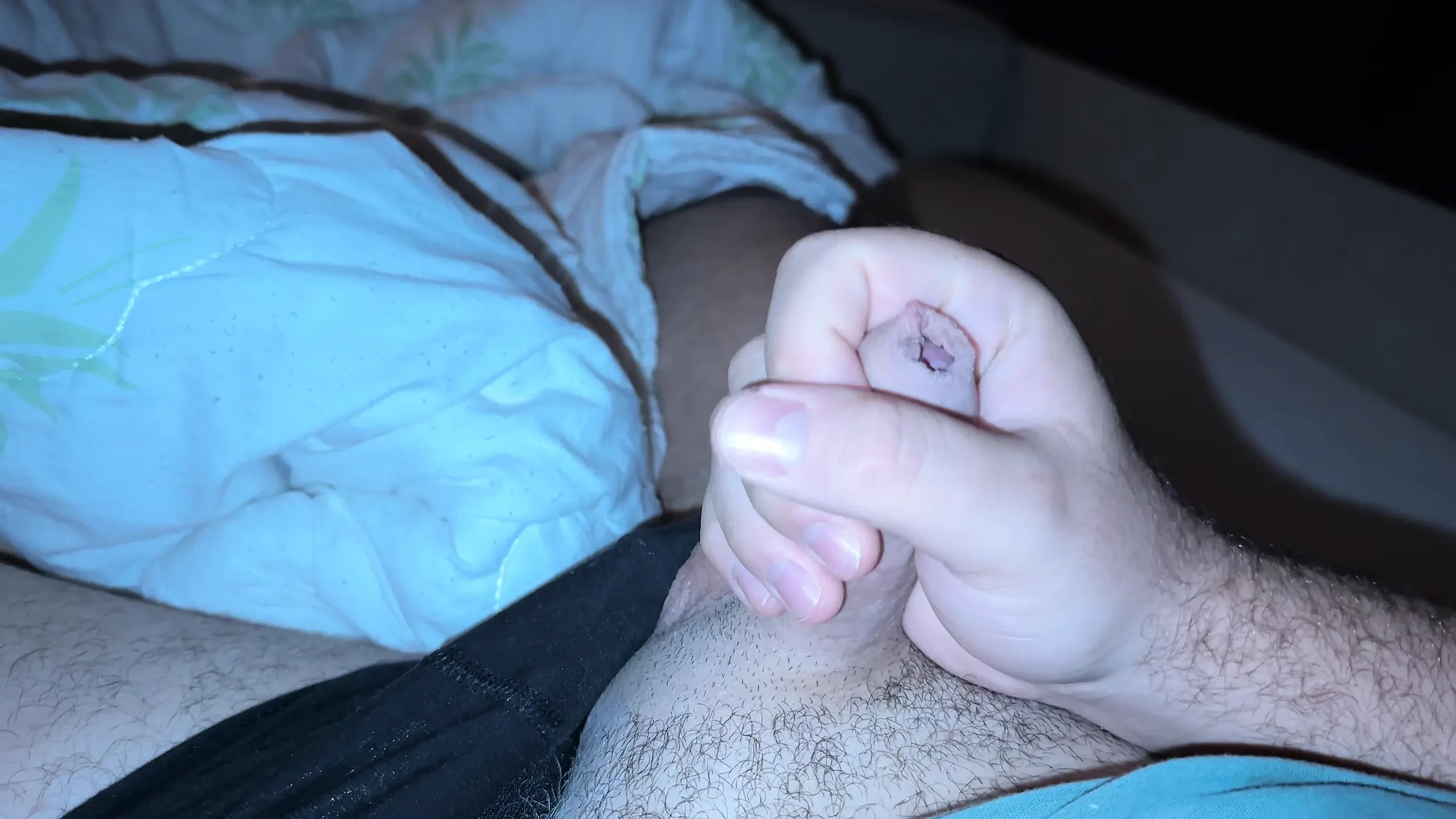 SOLO JERKING BEFORE BED TIME  !! OOOPSYY