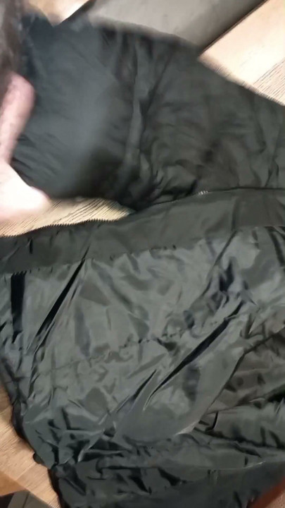 Fuck the lining of her puffer jacket | Clip 1