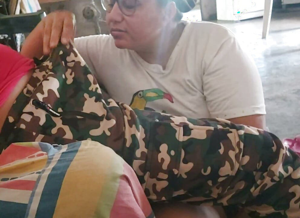 sucking a soldier's dick