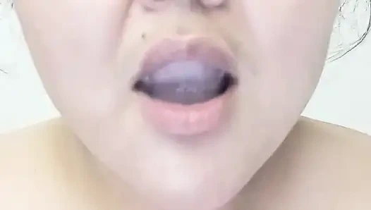 Dees Eats Cum off Her Panties!