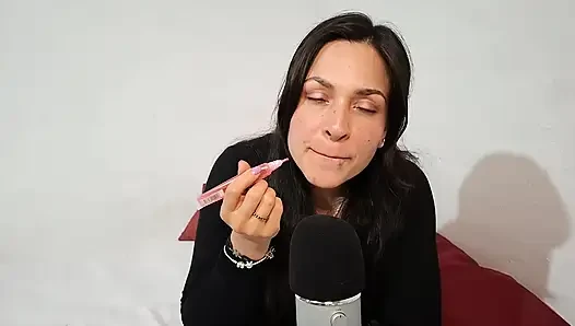 ASMR Kiss, ich beiße und streichelt deine ohren