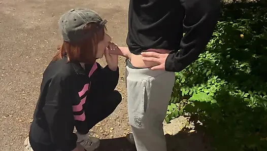 Spaß mit einem jungen fan - mein mann filmt