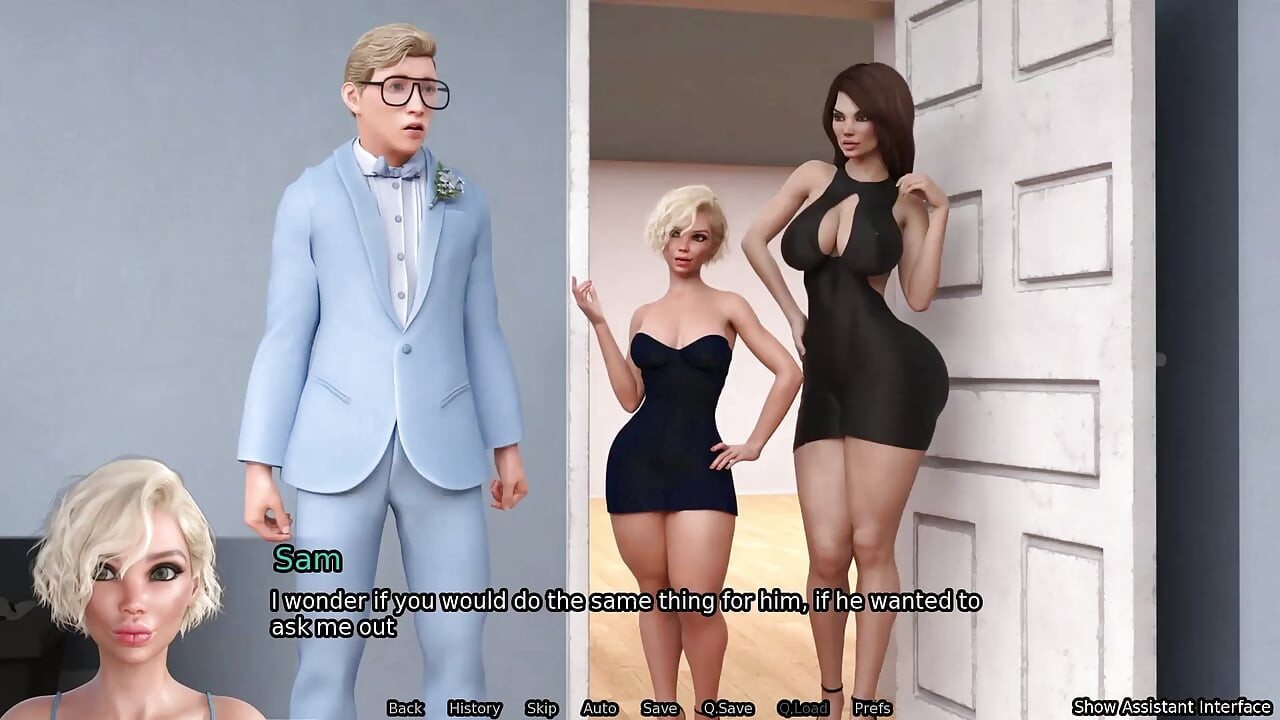 Sexbot Steph Route n° 3 - jeu de sexe animé