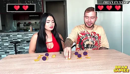 Petite busty Latina Alejandra Palacios has sex by losing a game with her round ass - Brian Evansx