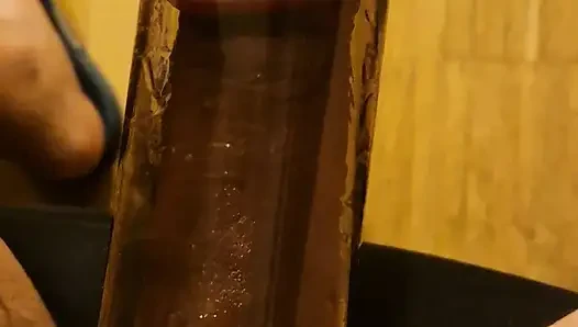 Pompa ve ses çalma seansı -- yumuşak silikon çubuklar