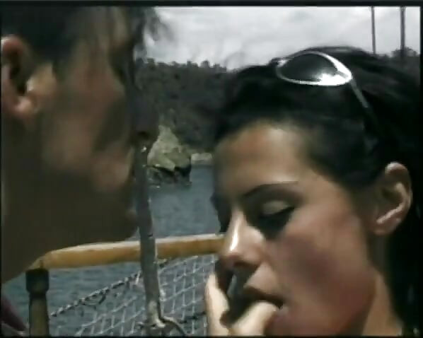 Pretty brunette babe Lola Love gets some lessons of sailing
